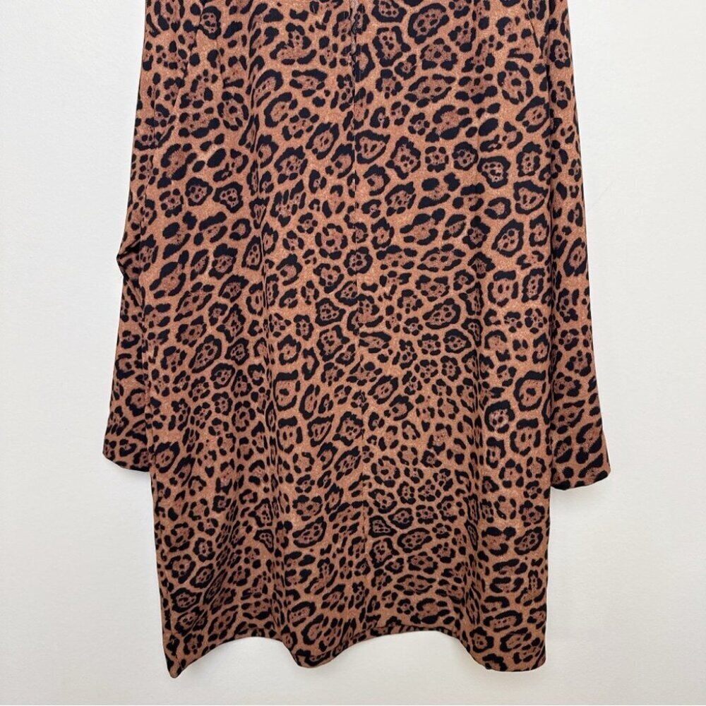 H&M Womens Xlagre Wide Sleeved Leopard Dress - Picture 10 of 11